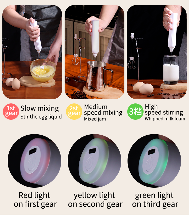 Coffee My Cup: USB Rechargeable Milk Frother for Coffee Milk Foam Maker with Stand - Coffee My Cup