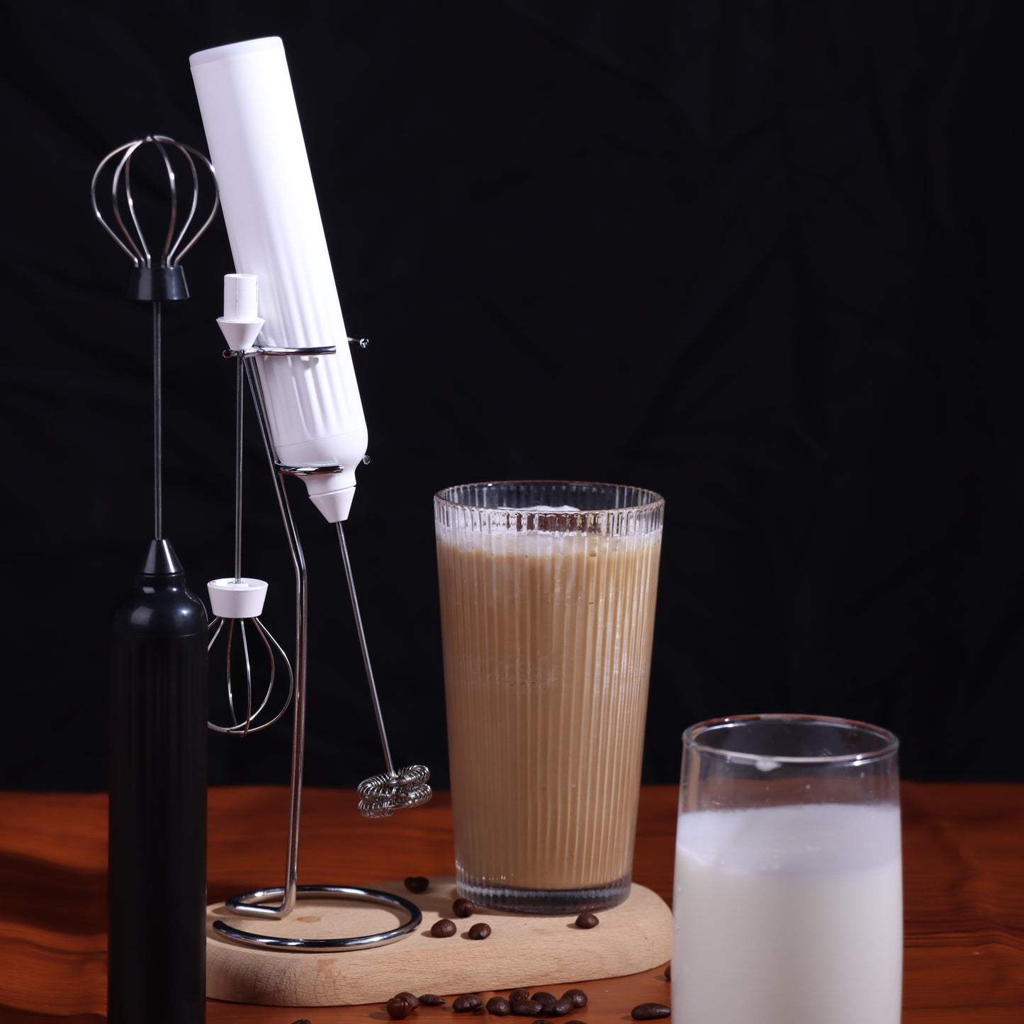 Coffee My Cup: USB Rechargeable Milk Frother for Coffee Milk Foam Maker with Stand - Coffee My Cup