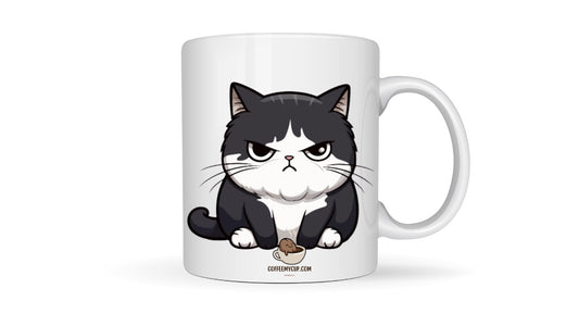 Angry Kitty Coffee Mug – Coffee My Cup Swag Collection