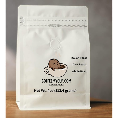 Coffee My Cup Sampler Set – 4 Gourmet Coffees, 4 oz Each Italian Roast