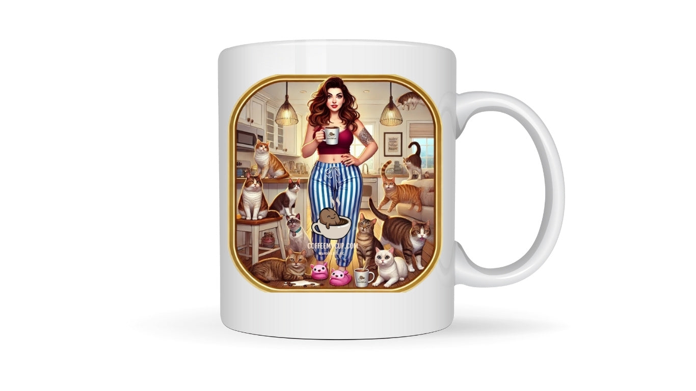 Coffee My Cup - Cat Lady’s Revenge Coffee Mug