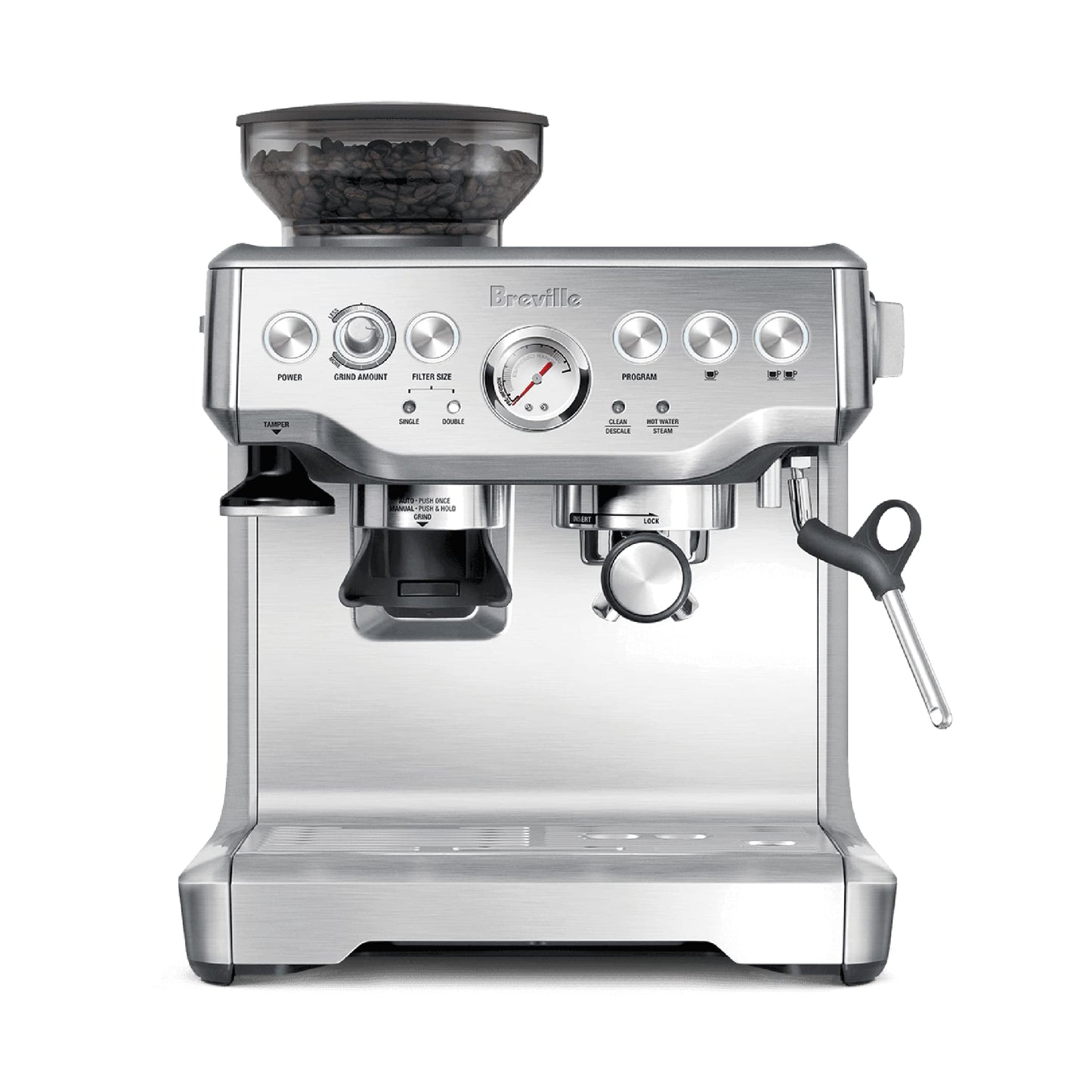Coffee My Cup Brewmaster Collection: Breville Barista Express Espresso Machine BES870XL, Brushed Stainless Steel - Coffee My Cup
