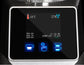 Coffee My Cup: Digital display panel of a washing machine with temperature, humidity, and time indicators.