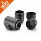 Coffee My Cup: Black travel mug components with WACACO logo on an orange and white background