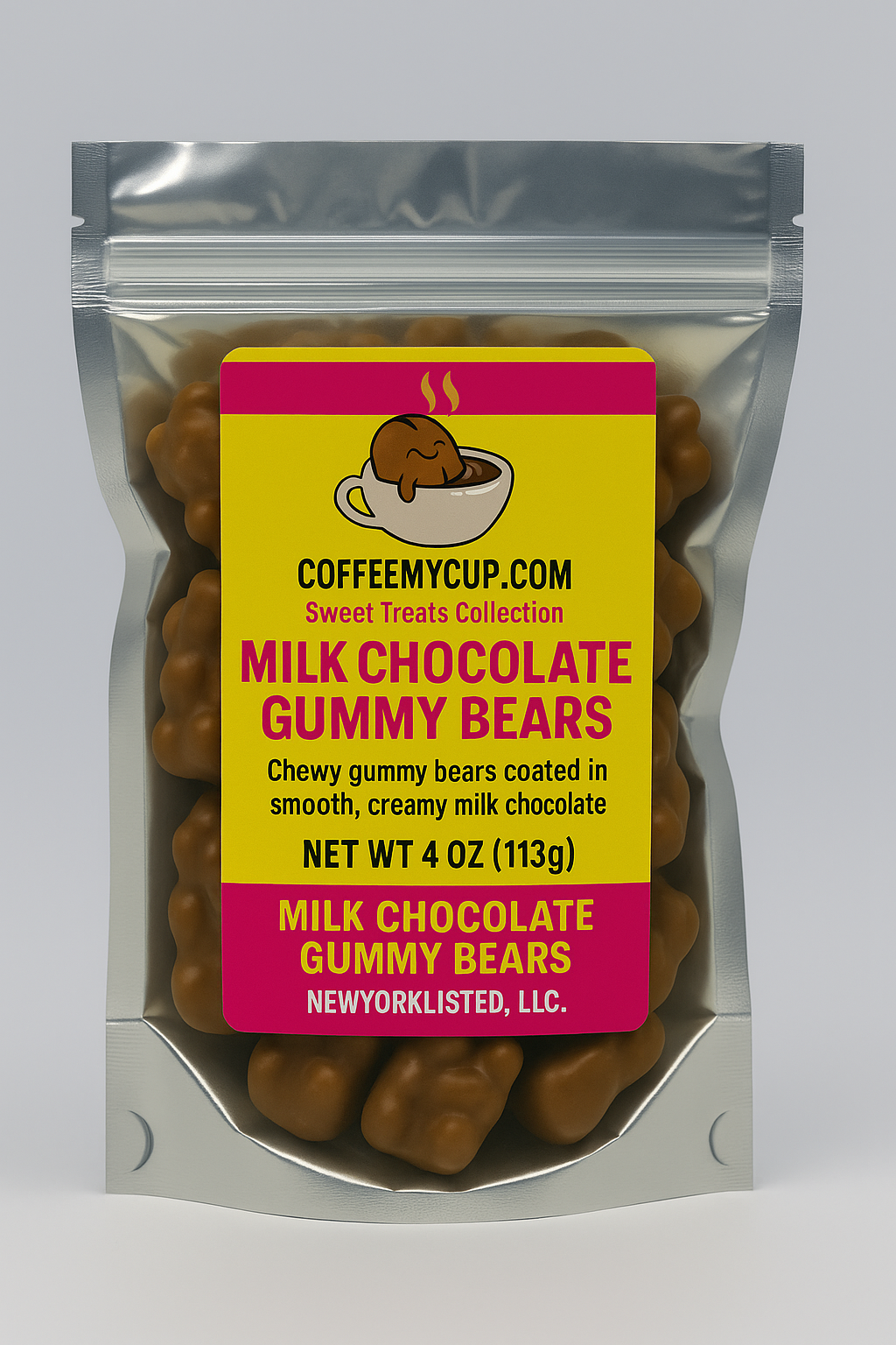 Coffee My Cup Sweet Treats Collection: Milk Chocolaté Gummy Bears du Lait